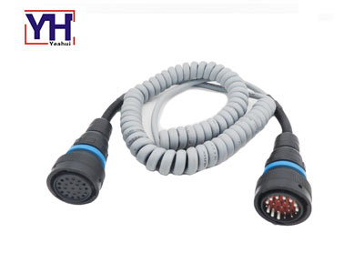 23 pin female to 24 pin male iso deutsch connector HDP26-24-23SE-L015 TO HDP20-24-23PE-L015 cable