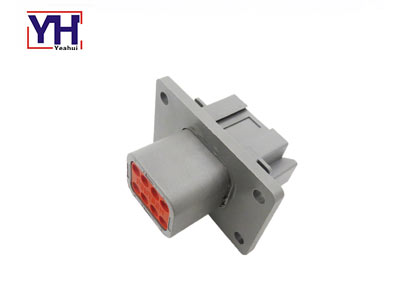 YHDTM04-08PA-L012 Conector eléctrico de agricultura macho de 8 pines según Amphenol