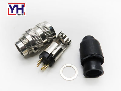 Molding cable assembly M16 4 pin male waterproof circular connector