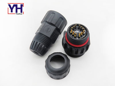 Molding cable assembly M25 12 pin male waterproof circular connector