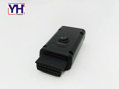 YH1045 female PCB obd connector with plastic housing with switch