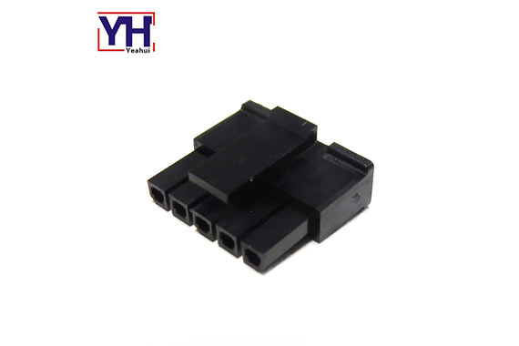 single row molex 3.0mm pitch 5 pin female connector housing