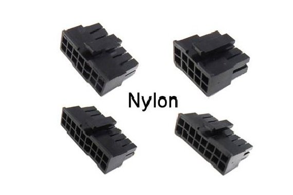 Materiales plásticos de uso común para conectores