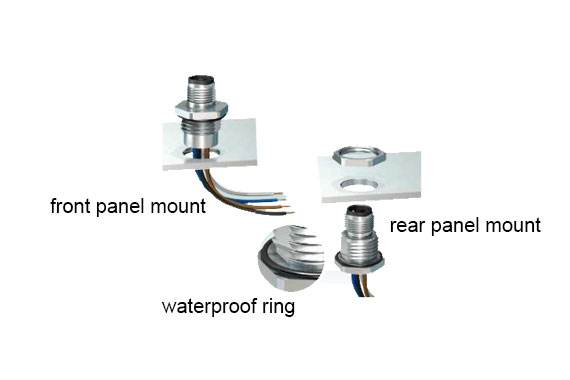 Device connectors with wire