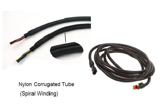 Warum verwenden wir Nylon Wellrohr, um Kabelbaum zu schützen?