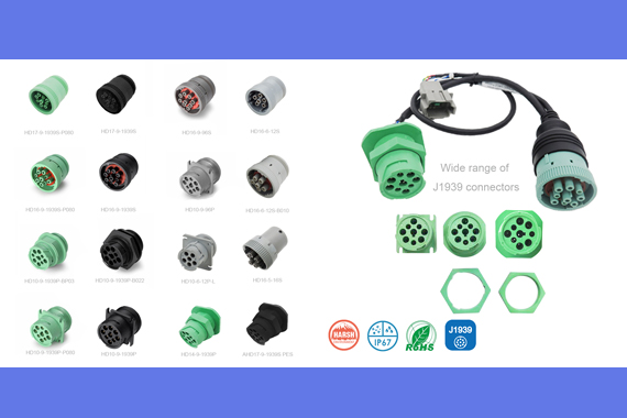 Was ist der Unterschied zwischen J1939 Connector Typ 1 und 2?